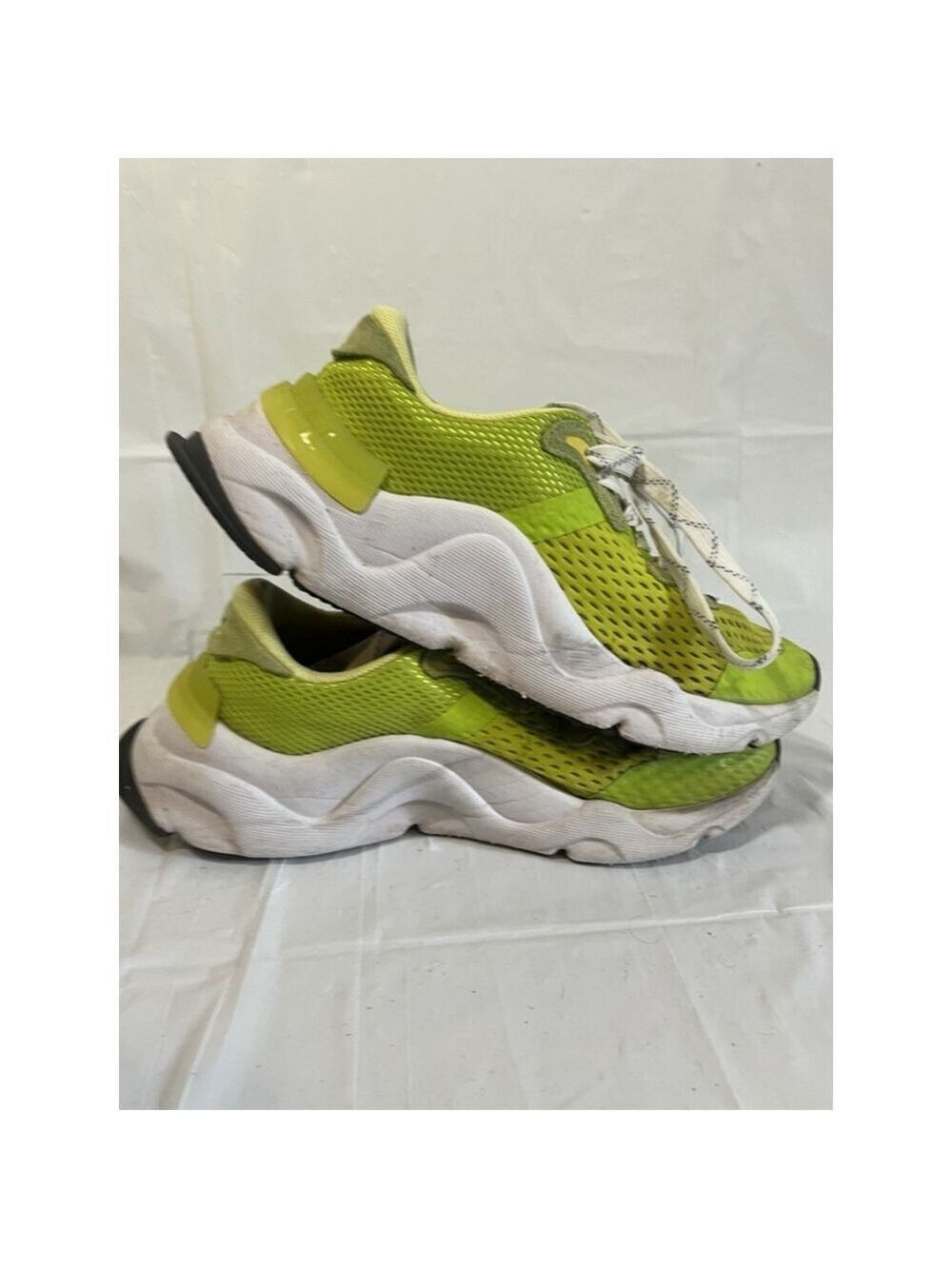 Sorel Kinetic RNEGD Lace Acid Green Jet Sneakers Shoes Size 7.5